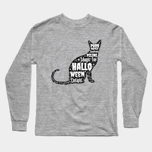 Black Cat - Funny Halloween Quote Long Sleeve T-Shirt